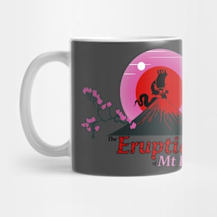 Japanese Monster Movie Eruption of Mount Fuji Mug